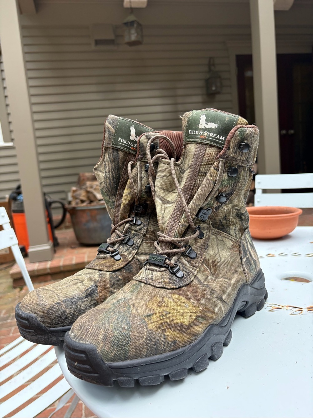 Field & Stream Waterproof Camo Hunting Boots 9